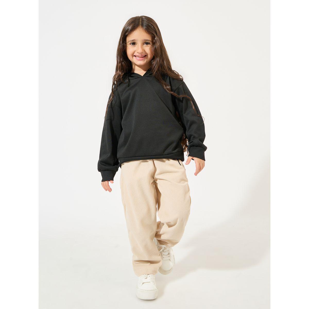 Styli Solid Hoodie with Dropped Shoulder-girls-clothing-winterwear-sweatshirts-image-2