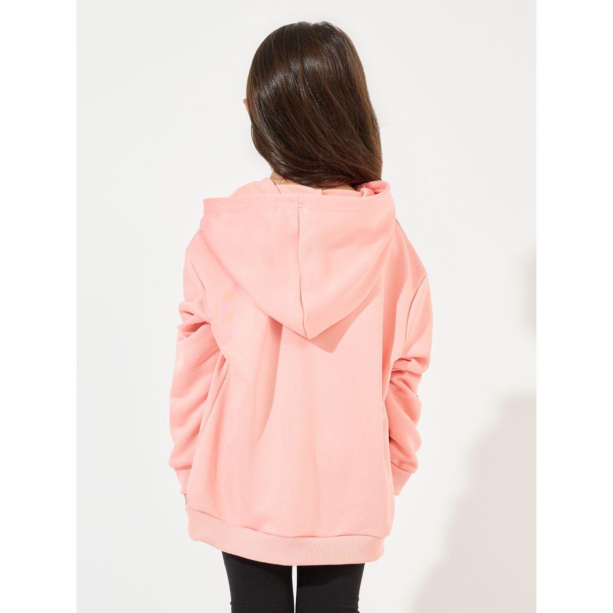 Styli Heart Embroidery Detail Hoodie-girls-clothing-sweatshirts-image-4