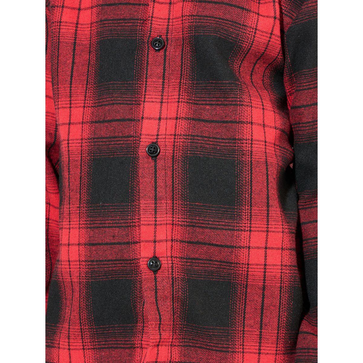 Styli Checked Hooded Shirt & Joggers Set-boys-clothing-setsandcoords-image-4