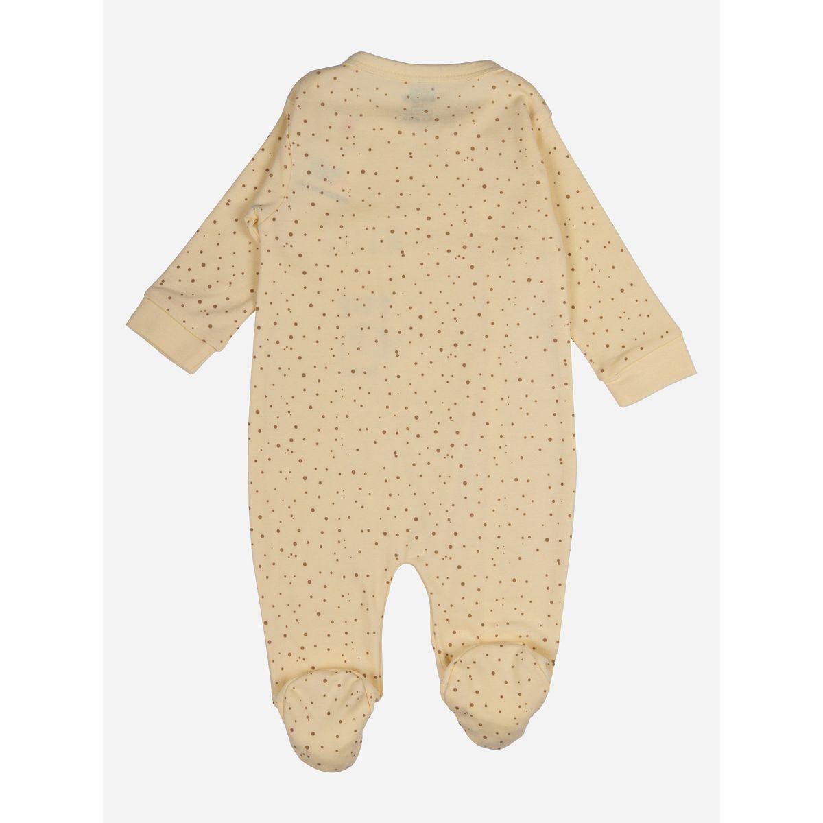 Babies Basic X Styli  Ditsy Print Long Sleeves Sleepsuit-baby-boys-clothing-bodysuits-image-2