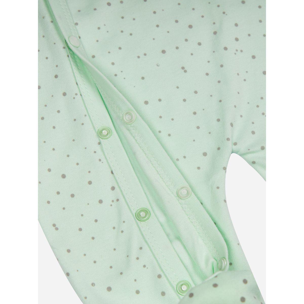 Babies Basic X Styli  Ditsy Print Long Sleeves Sleepsuit-baby-boys-clothing-bodysuits-image-4