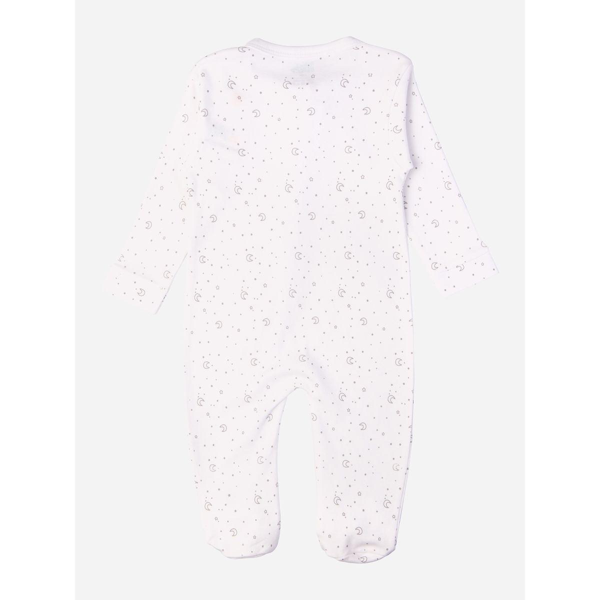 Babies Basic X Styli  Star & Moon Print Long Sleeves Sleepsuit-baby-girls-clothing-bodysuits-image-3