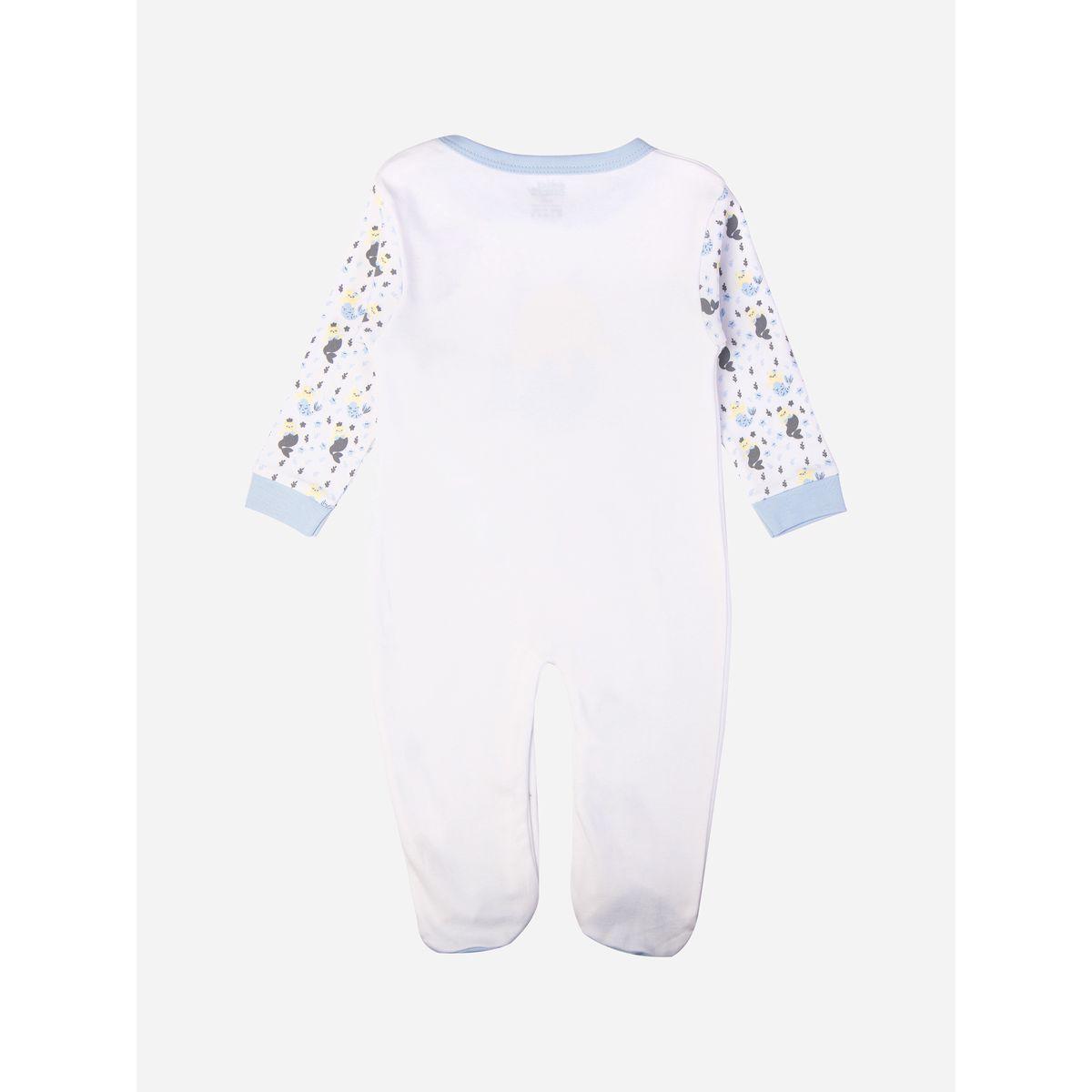 Babies Basic X Styli  Meowmaid Graphic Long Sleeves Sleepsuit-baby-girls-clothing-bodysuits-image-2