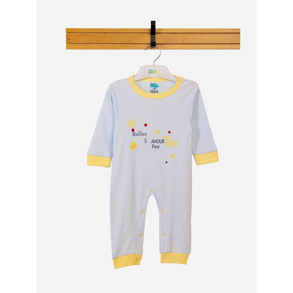 Babies Basic X Styli  Front Graphic Long Sleeves Sleepsuit-baby-boys-clothing-bodysuits-image-1