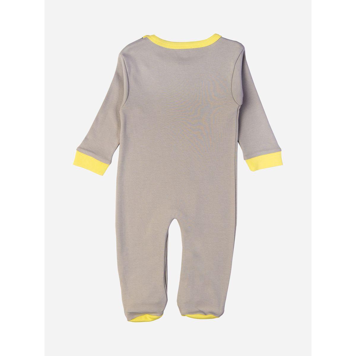 Babies Basic X Styli  Bear Graphic Long Sleeves Sleepsuit-baby-boys-clothing-bodysuits-image-3