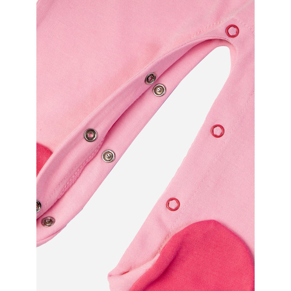 Babies Basic X Styli  Bear Graphic Long Sleeves Sleepsuit-baby-girls-clothing-bodysuits-image-3