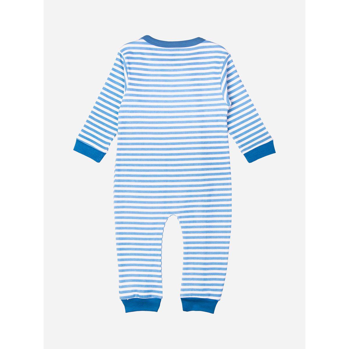 Babies Basic X Styli  Striped Graphic Long Sleeves Sleepsuit-baby-boys-clothing-bodysuits-image-2