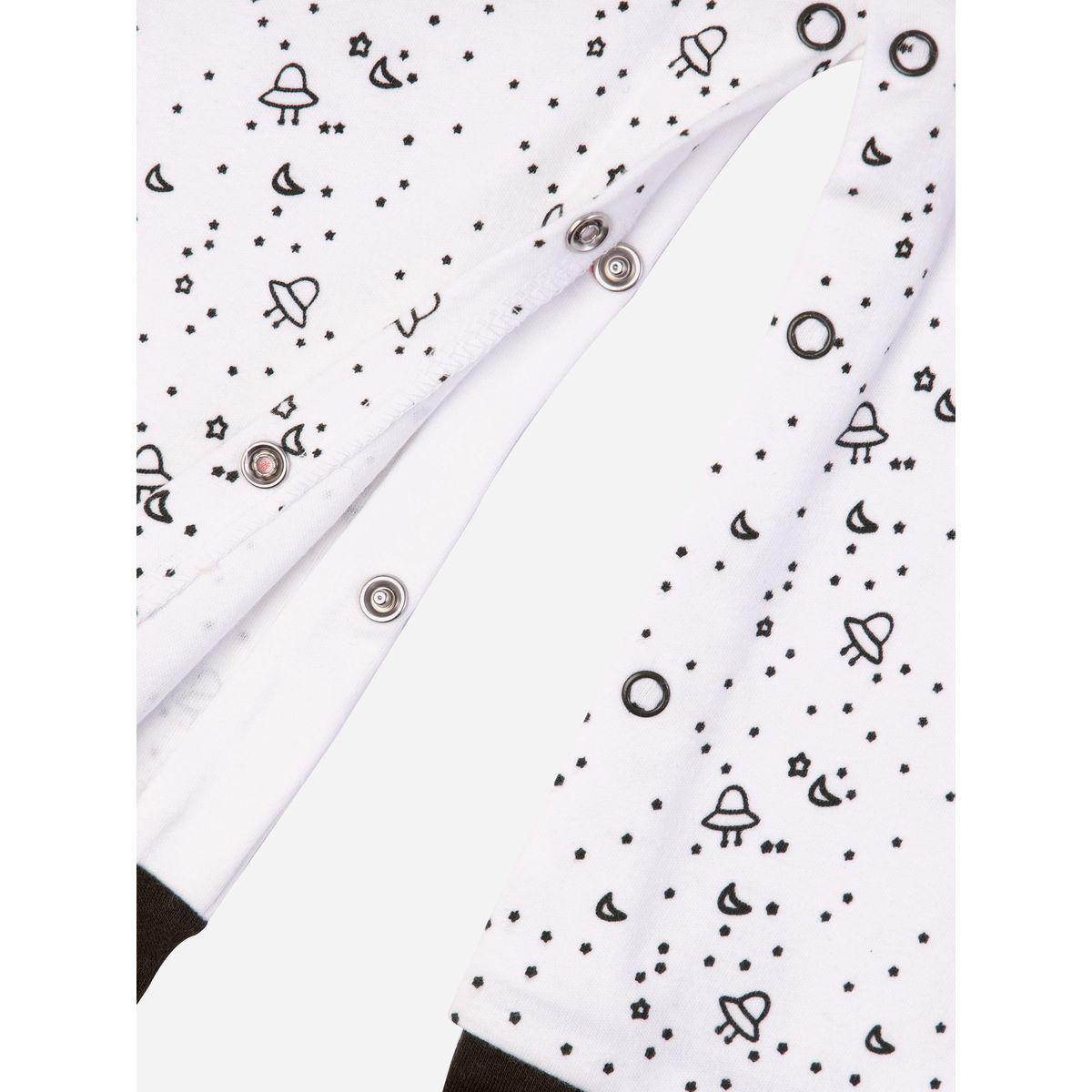 Babies Basic X Styli  Ditsy Print Long Sleeves Sleepsuit-baby-boys-clothing-bodysuits-image-2