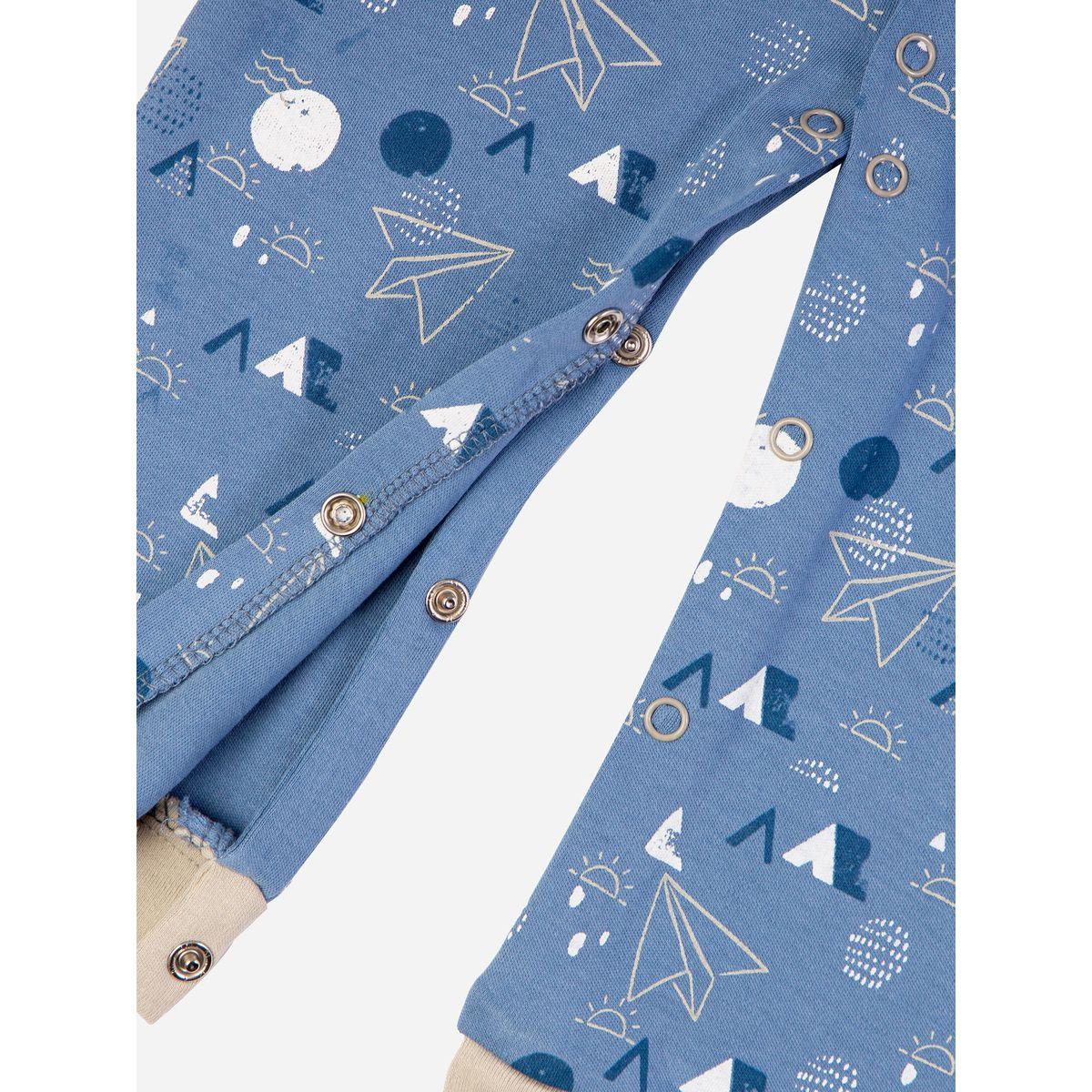 Babies Basic X Styli  All Over Print Long Sleeves Sleepsuit-baby-boys-clothing-bodysuits-image-2