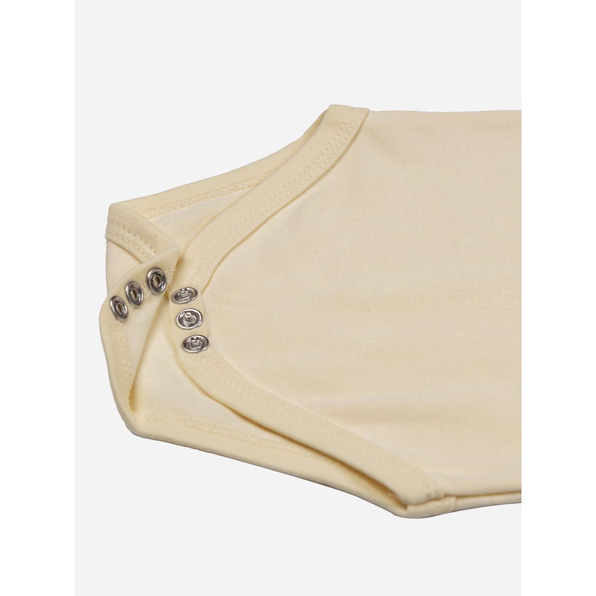 Babies Basic X Styli  Pack of 3 - Solid Short Sleeves Bodysuit-baby-girls-clothing-bodysuits-image-7