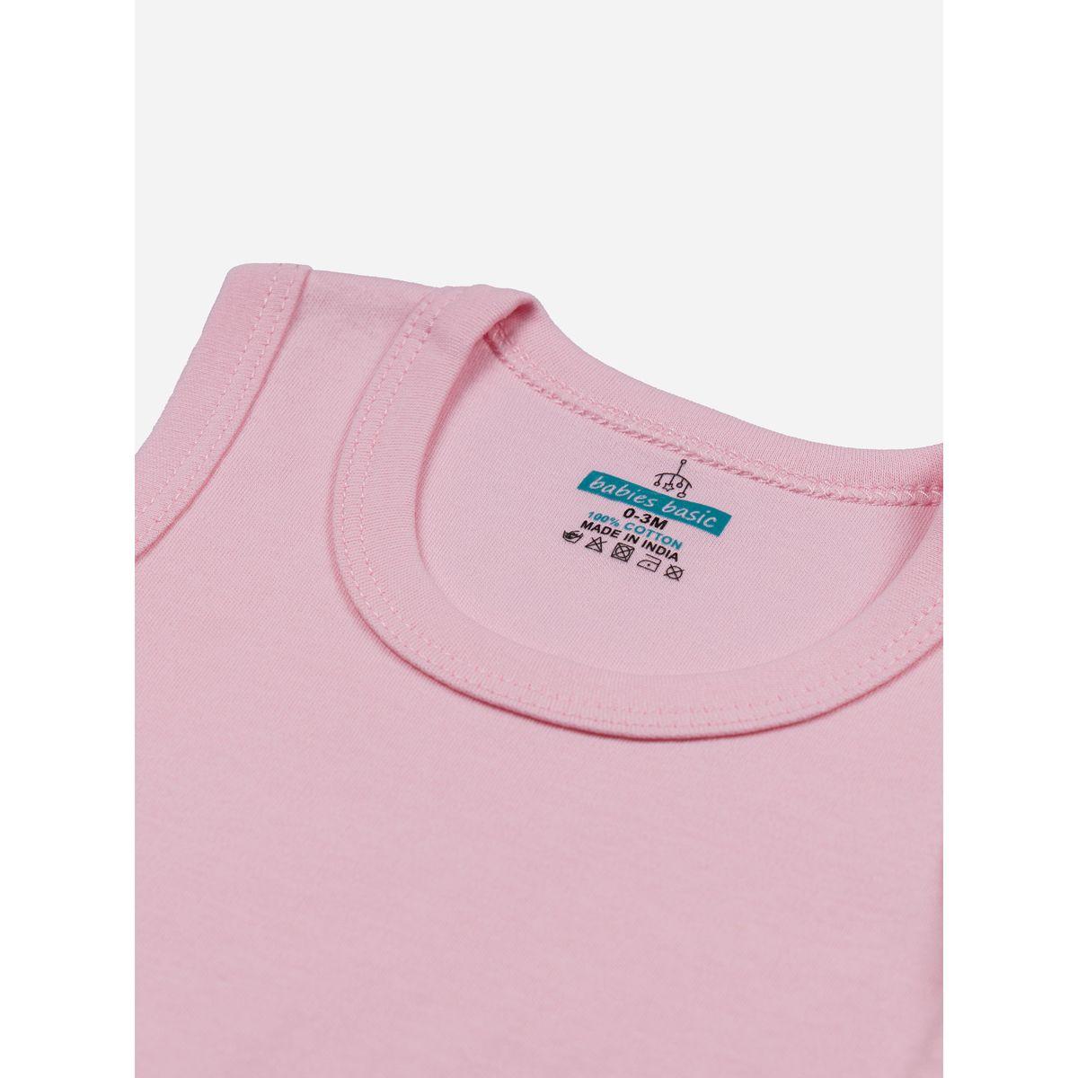 Babies Basic X Styli  Pack of 3 - Solid Sleeveless Bodysuit-baby-girls-clothing-bodysuits-image-5