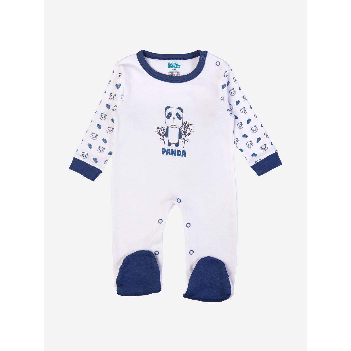 بدلة نوم بطبعة باندا - 5 قطع بيبيز بيسِك × ستايلي-boys-clothing-setsandcoords-image-2