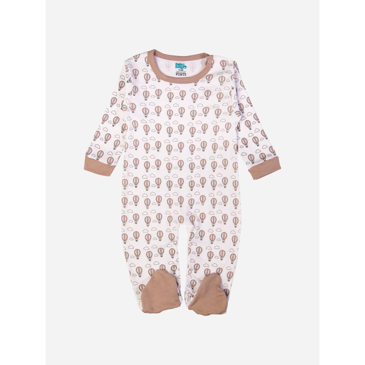 Babies Basic X Styli  Pack of 5 - Printed Bib, Bodysuit, Mittens, Cap & Sleepsuit-boys-clothing-setsandcoords-image-2