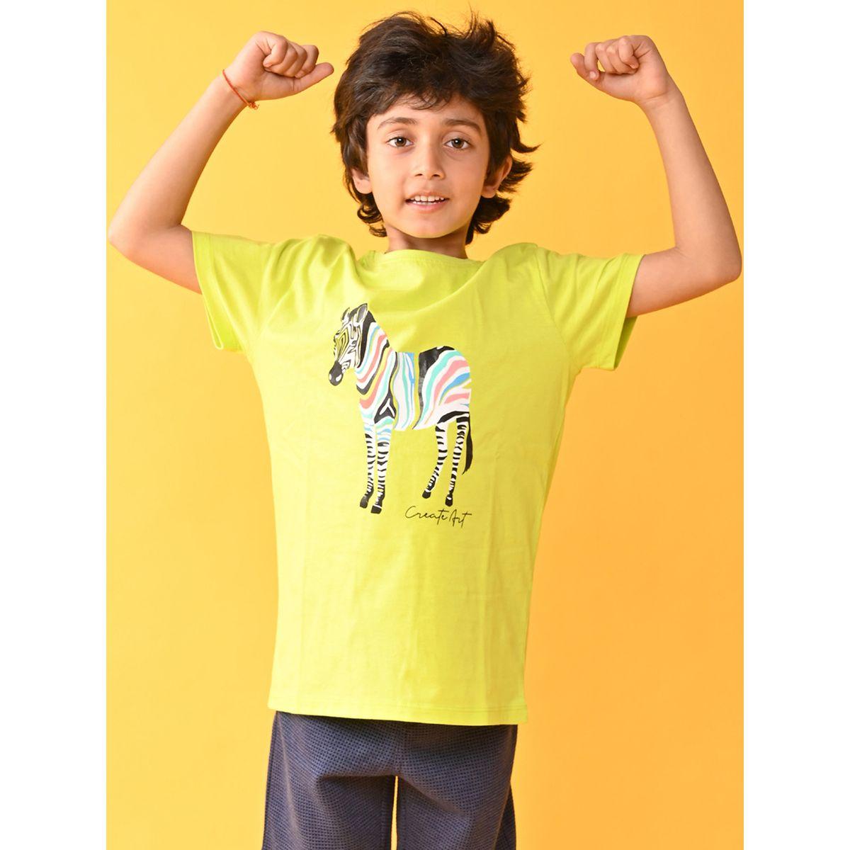 تيشيرت مطبع بطبعة جرافيك أنثريلو × ستايلي-boys-clothing-tshirtsandpolos-image-1
