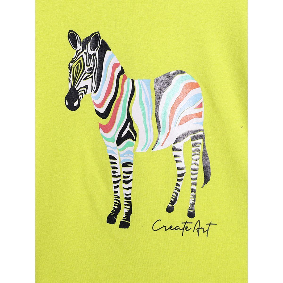 Anthrilo X Styli  Zebra Graphic Print T-Shirt-boys-clothing-tshirtsandpolos-image-3