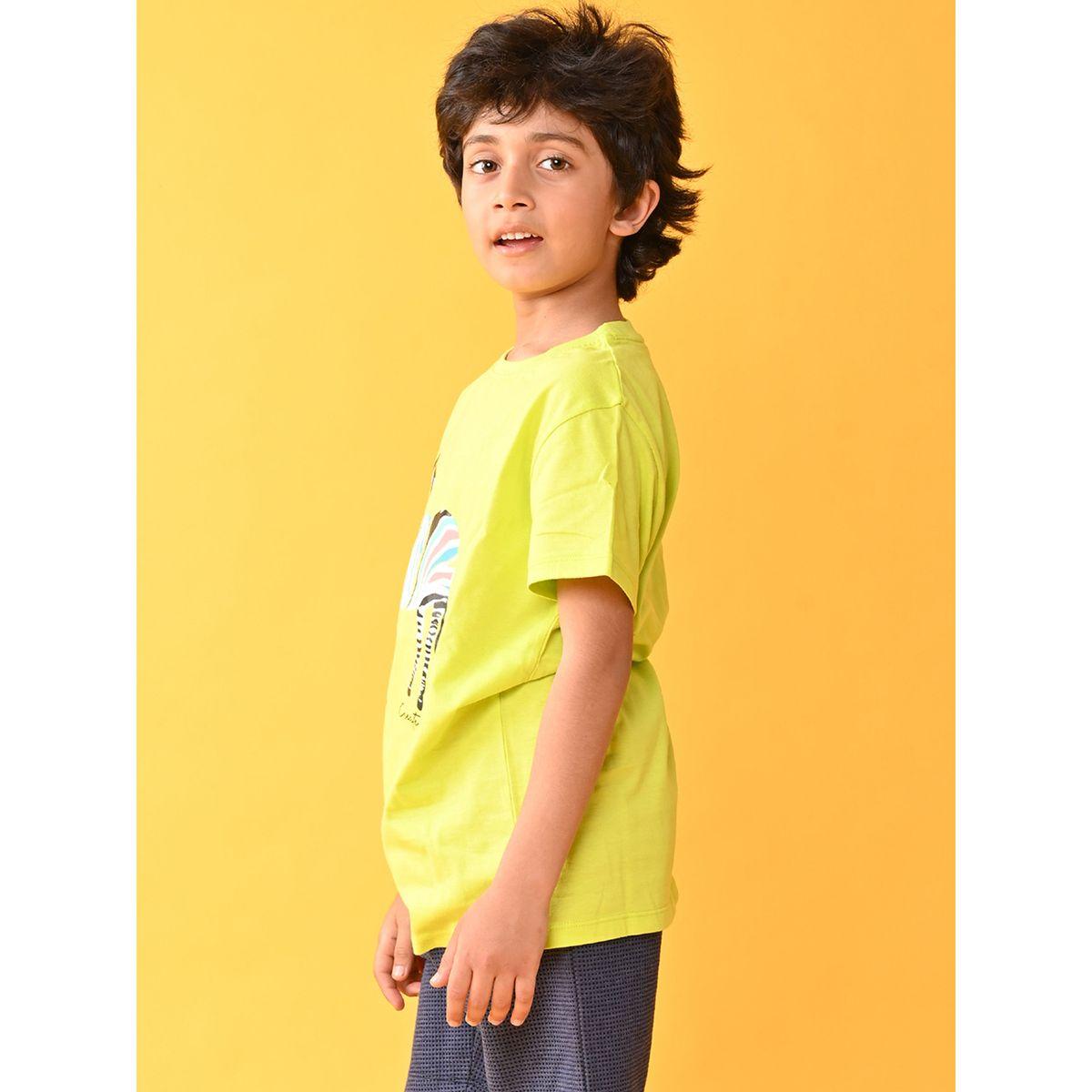 Anthrilo X Styli  Zebra Graphic Print T-Shirt-boys-clothing-tshirtsandpolos-image-6