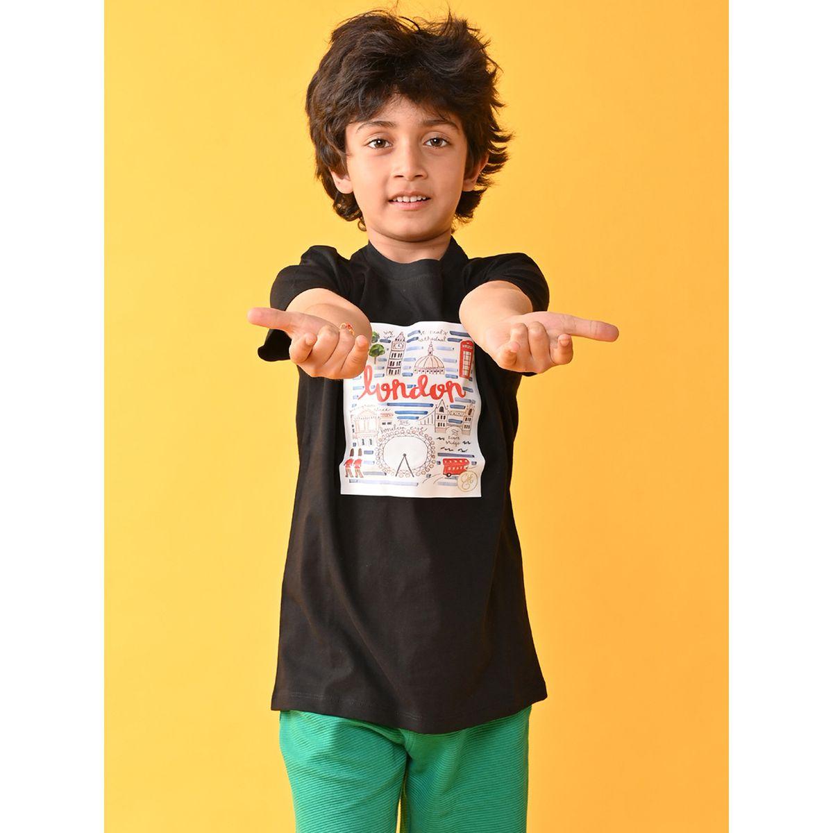 Anthrilo X Styli  London Graphic Print T-Shirt-boys-clothing-tshirtsandpolos-image-1