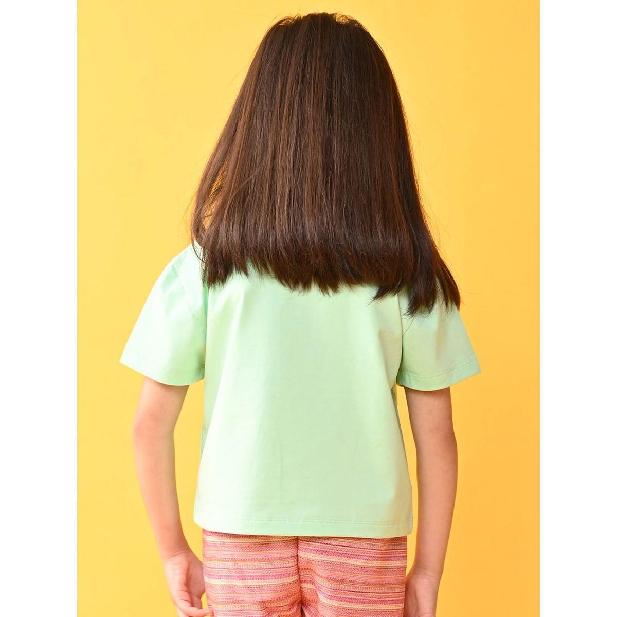 Anthrilo X Styli  Paradise Hawaii Graphic Print T-Shirt-girls-clothing-tshirts-image-3