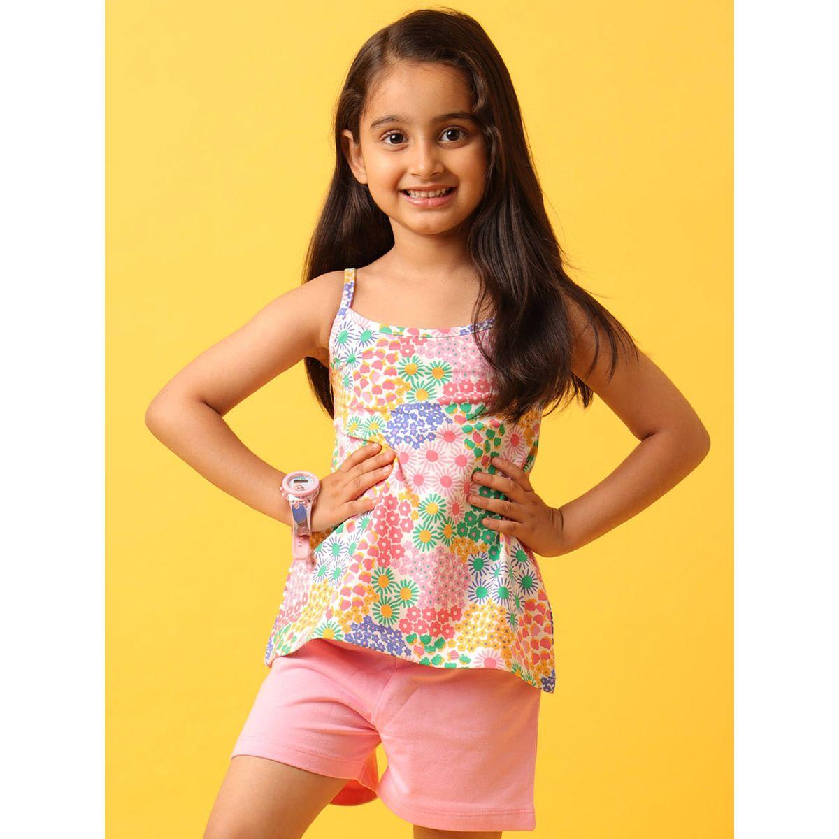 Anthrilo X Styli  Floral Print Strappy Cami-girls-clothing-tshirts-image-1