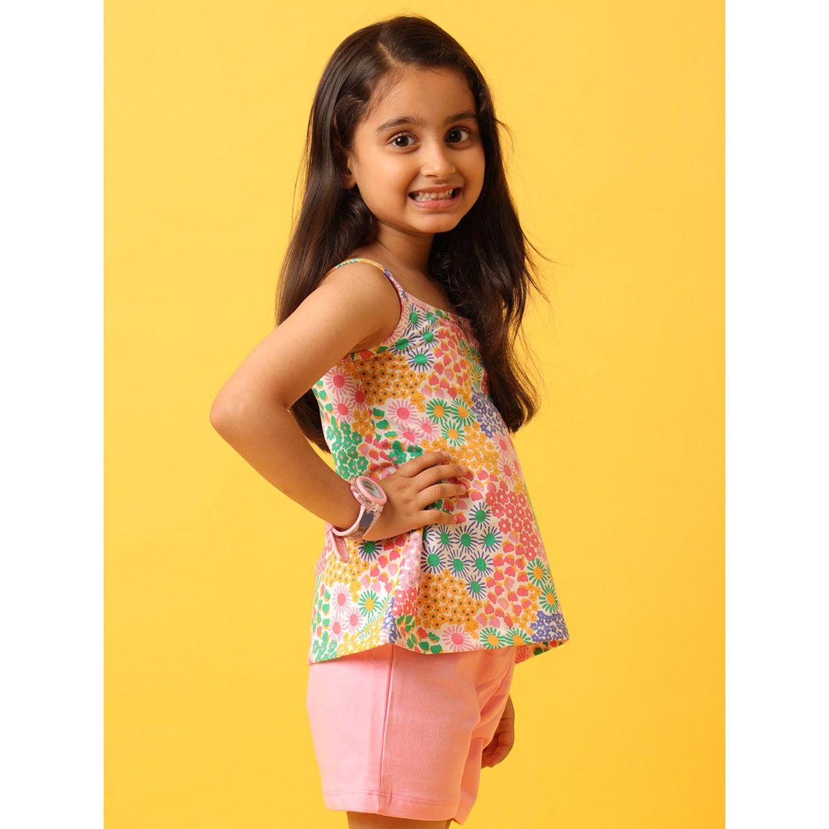 Anthrilo X Styli  Floral Print Strappy Cami-girls-clothing-tshirts-image-2