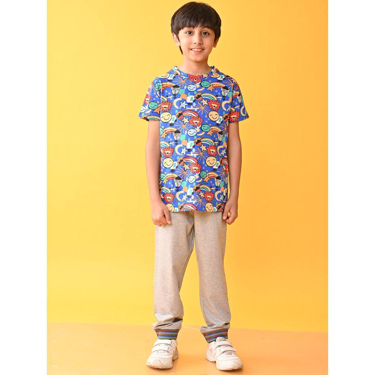 مجموعة من جوغر مع تيشيرت مطبع بالكامل أنثريلو × ستايلي-boys-clothing-setsandcoords-image-1