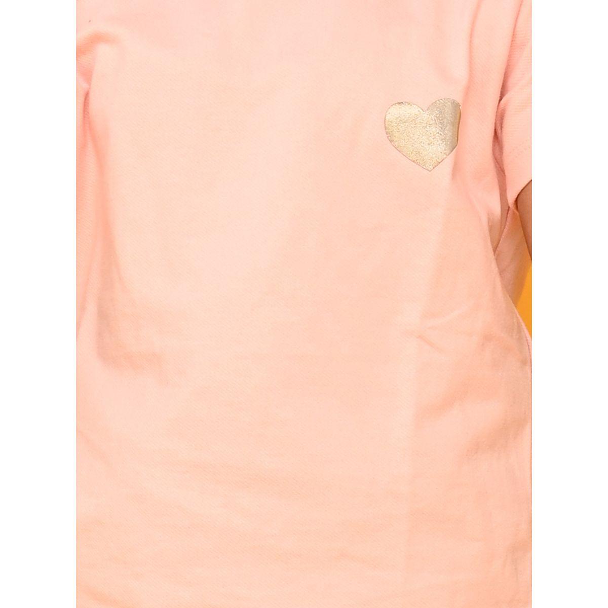 طقم من بنطال بيجاما مع تيشيرت بأشرطة جانبية أنثريلو × ستايلي-girls-clothing-nightwear-image-2