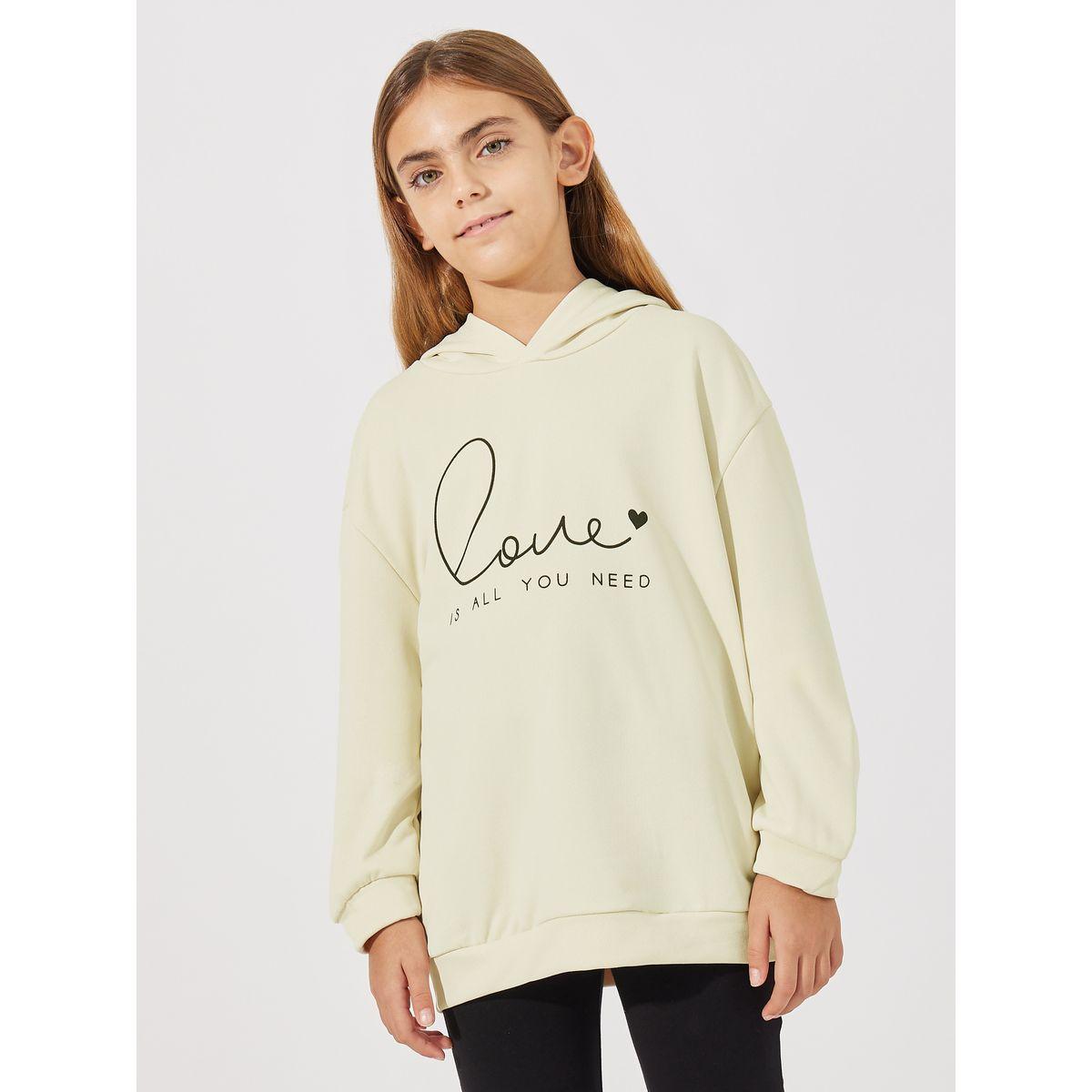 هودي بطبعة كتابة مع أكتاف منخفضة-girls-clothing-sweatshirts-image-1