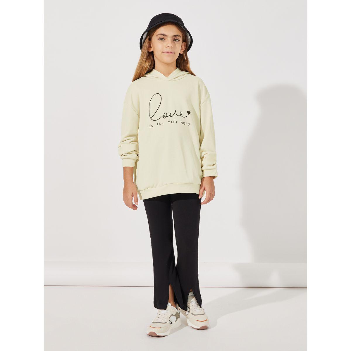 هودي بطبعة كتابة مع أكتاف منخفضة-girls-clothing-sweatshirts-image-2
