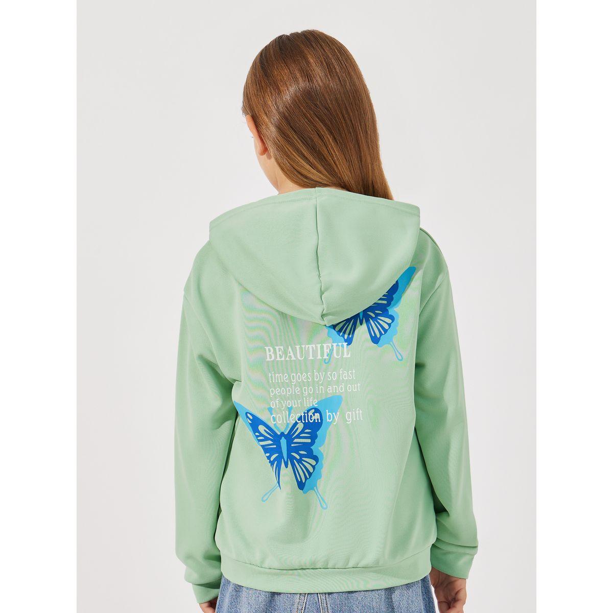 هودي خفيف مطبع بطبعة فراشة-girls-clothing-winterwear-sweatshirts-image-5