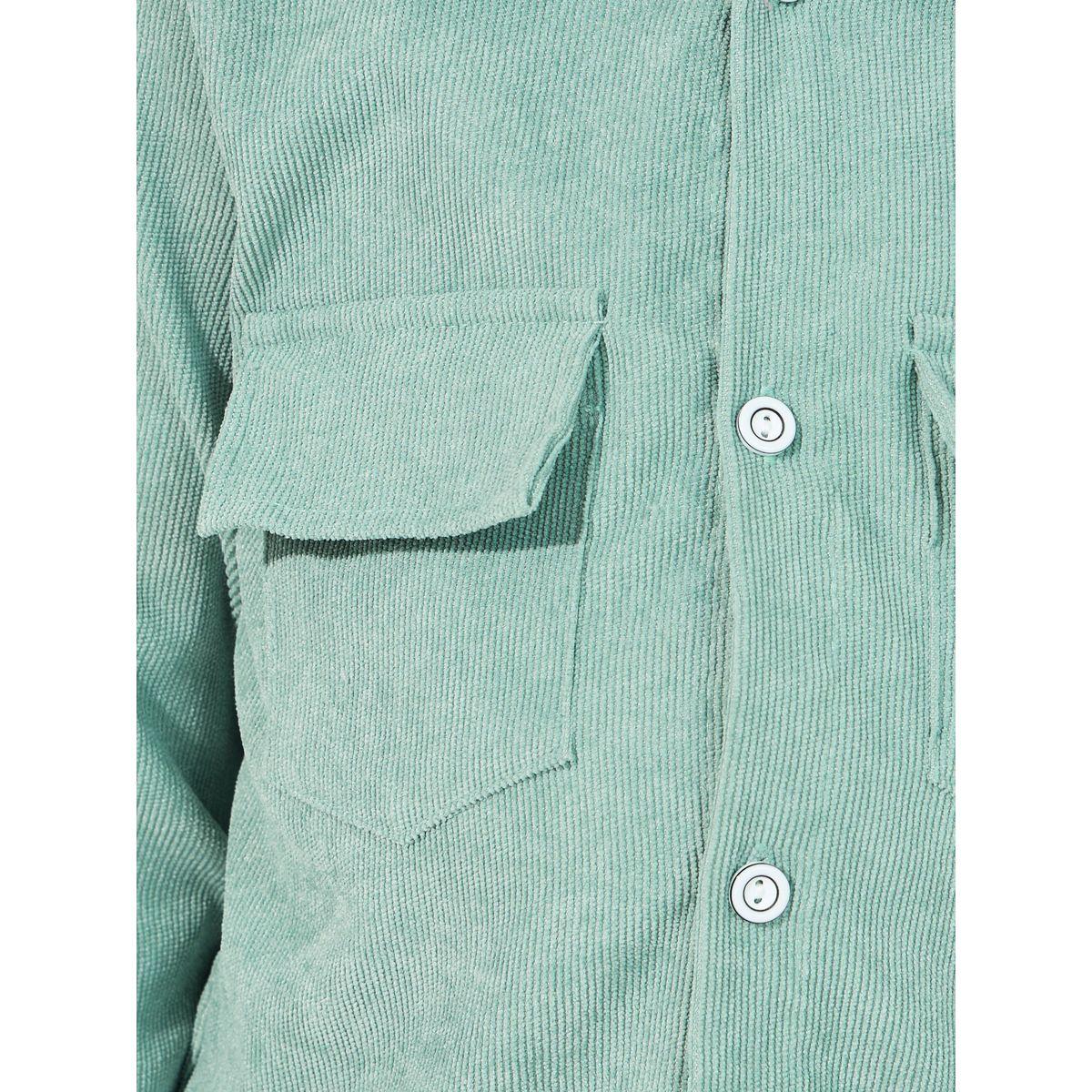 Styli Flap Pockets Corduroy Shirt & Cargo Pants Set-boys-clothing-setsandcoords-image-4