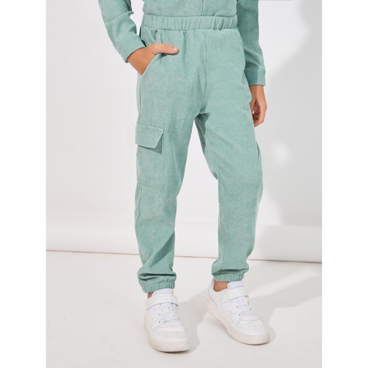 Styli Flap Pockets Corduroy Shirt & Cargo Pants Set-boys-clothing-setsandcoords-image-6