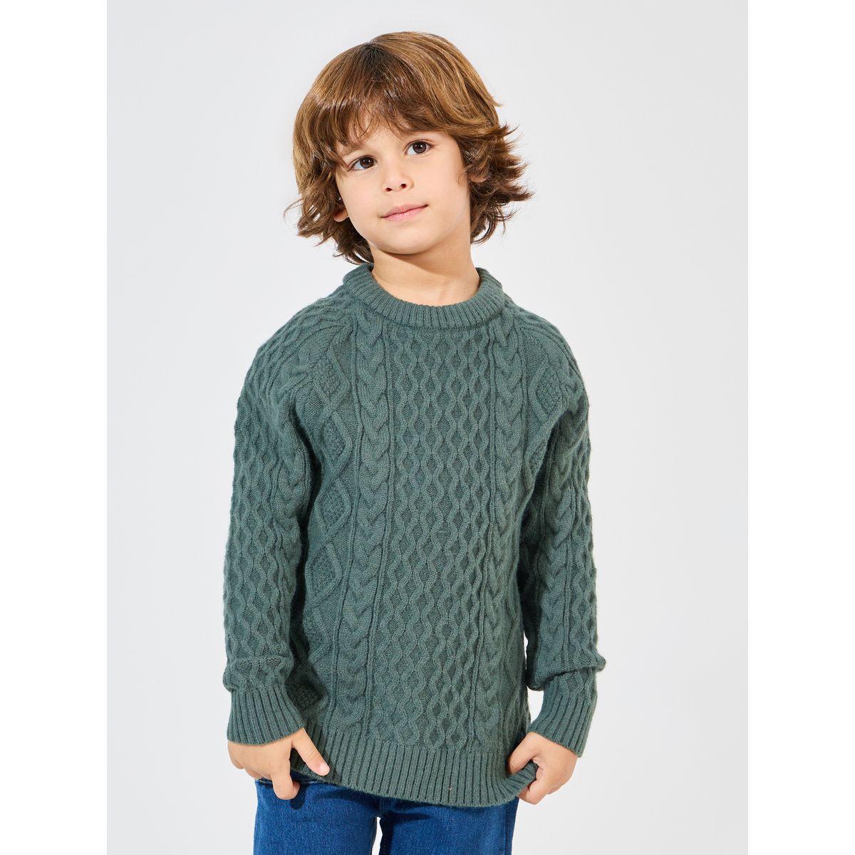 Styli Cable Knit Sweater-boys-clothing-jumpersandcardigans-image-1