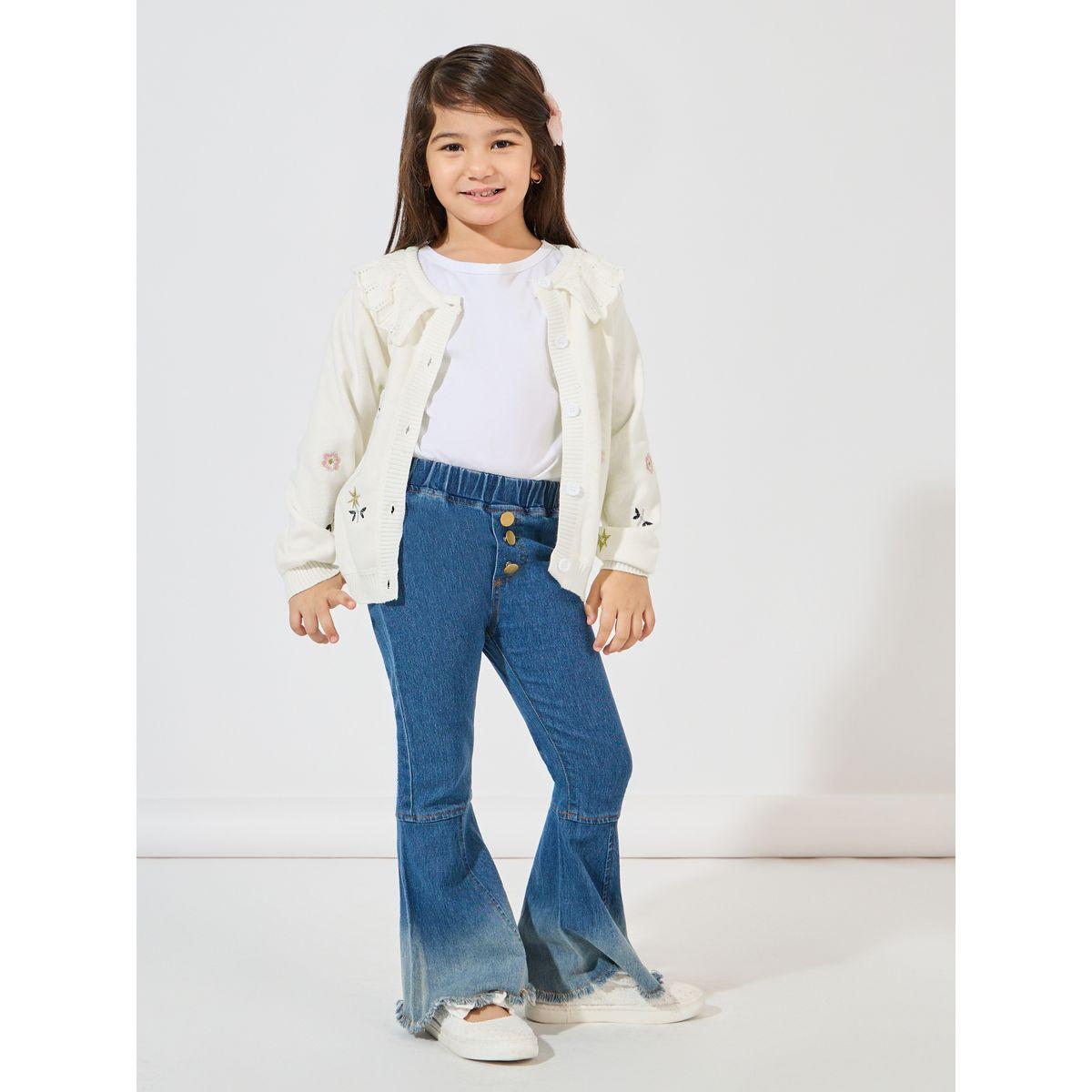 Styli Floral Embroidery Ruffled Bib Cardigan-girls-clothing-jumpersandcardigans-image-2