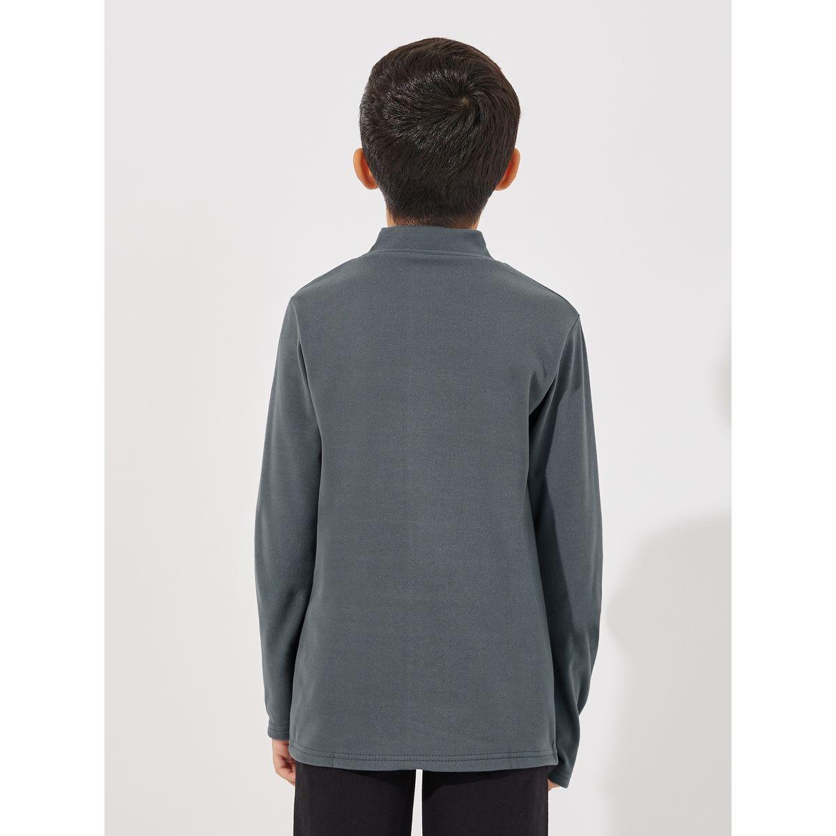 Styli Slogan Print Mock Neck T-Shirt-boys-clothing-tshirtsandpolos-image-5