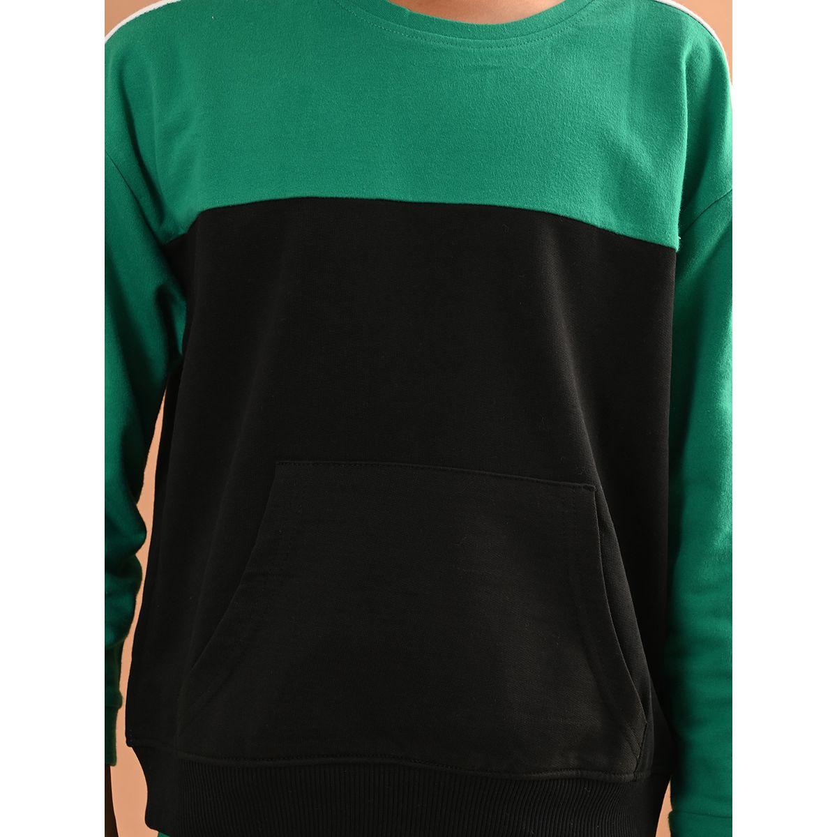 LilPicks X Styli  Color Block Sweatshirt & Joggers Set-boys-clothing-setsandcoords-image-2