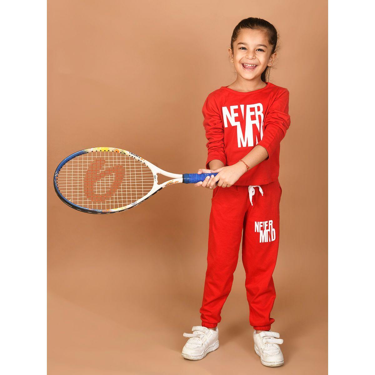 LilPicks X Styli  Slogan Print Top & Joggers Set-girls-clothing-setsandcoords-image-2