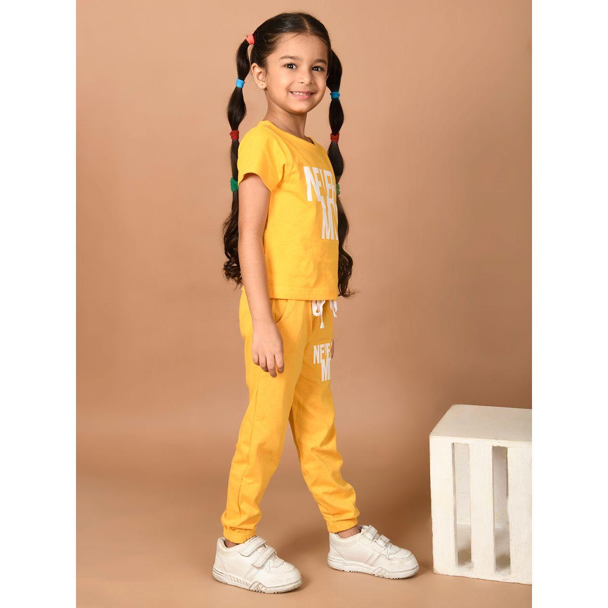 مجموعة من جوغر مع بلوزة بطبعة كتابة ليل بيكس × ستايلي-girls-clothing-setsandcoords-image-2