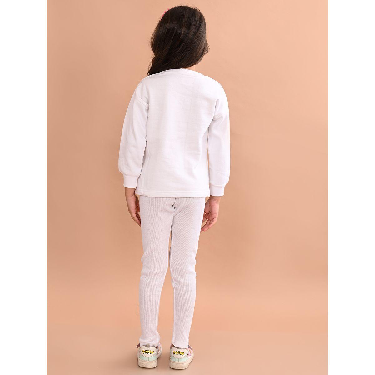 LilPicks X Styli  Floral Print Sweatshirt & Leggings Set-girls-clothing-setsandcoords-image-2