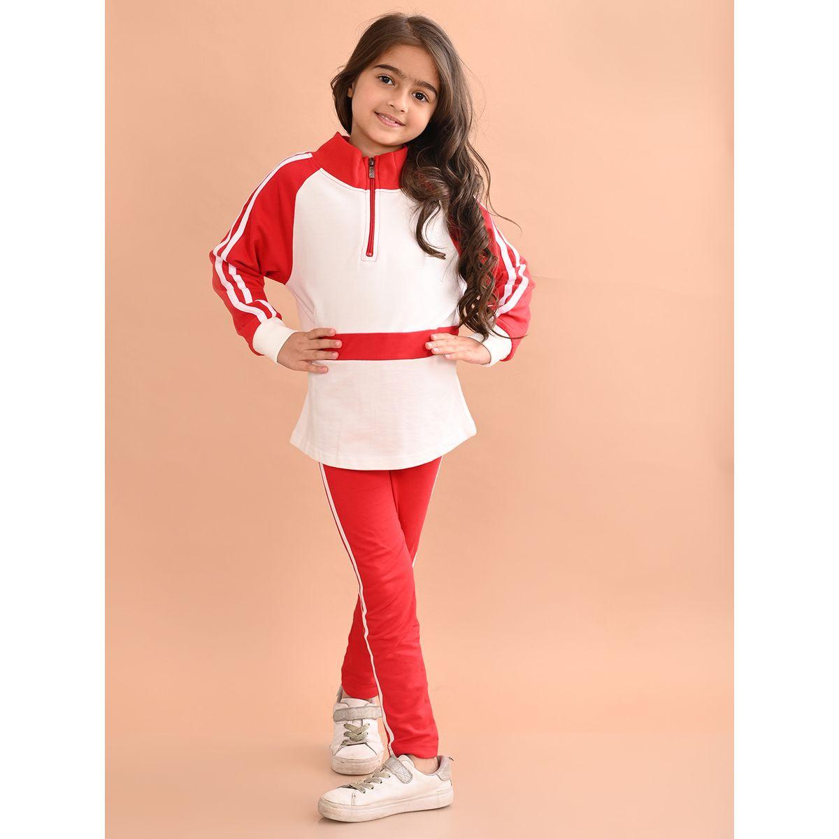 LilPicks X Styli  Color Block Sweatshirt & Joggers Set-girls-clothing-setsandcoords-image-4