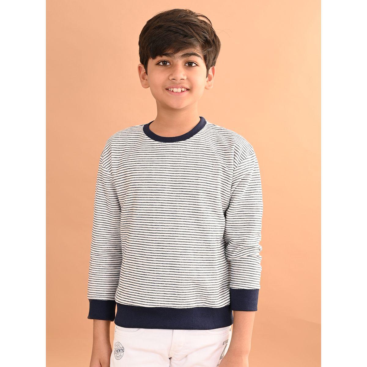 LilPicks X Styli  Striped Round Neck Sweatshirt-baby-boys-clothing-sweatshirts-image-3
