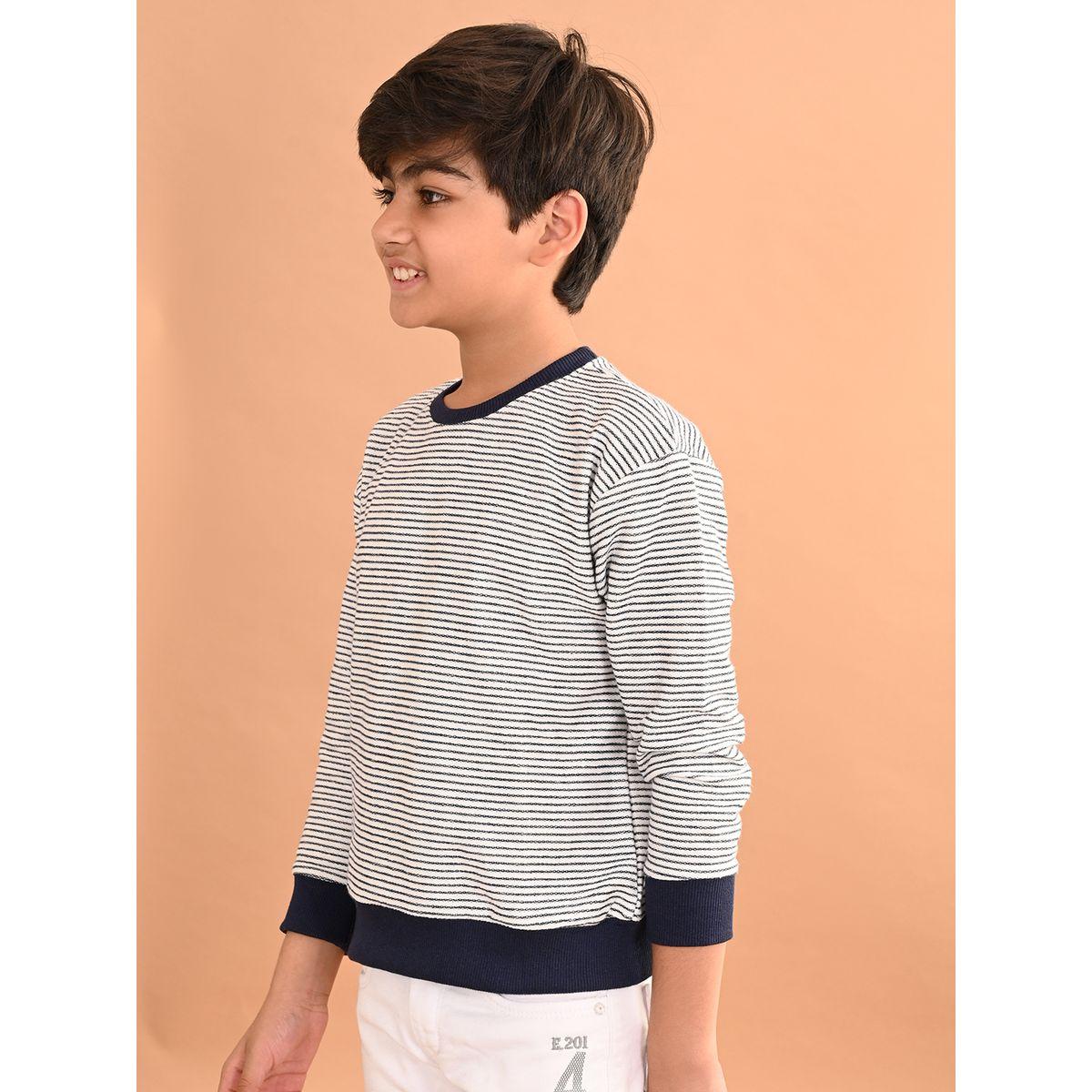 LilPicks X Styli  Striped Round Neck Sweatshirt-baby-boys-clothing-sweatshirts-image-4