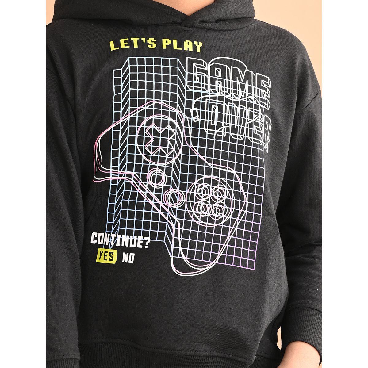 هودي مطبع بطبعة جرافيك ليل بيكس × ستايلي-baby-boys-clothing-sweatshirts-image-4