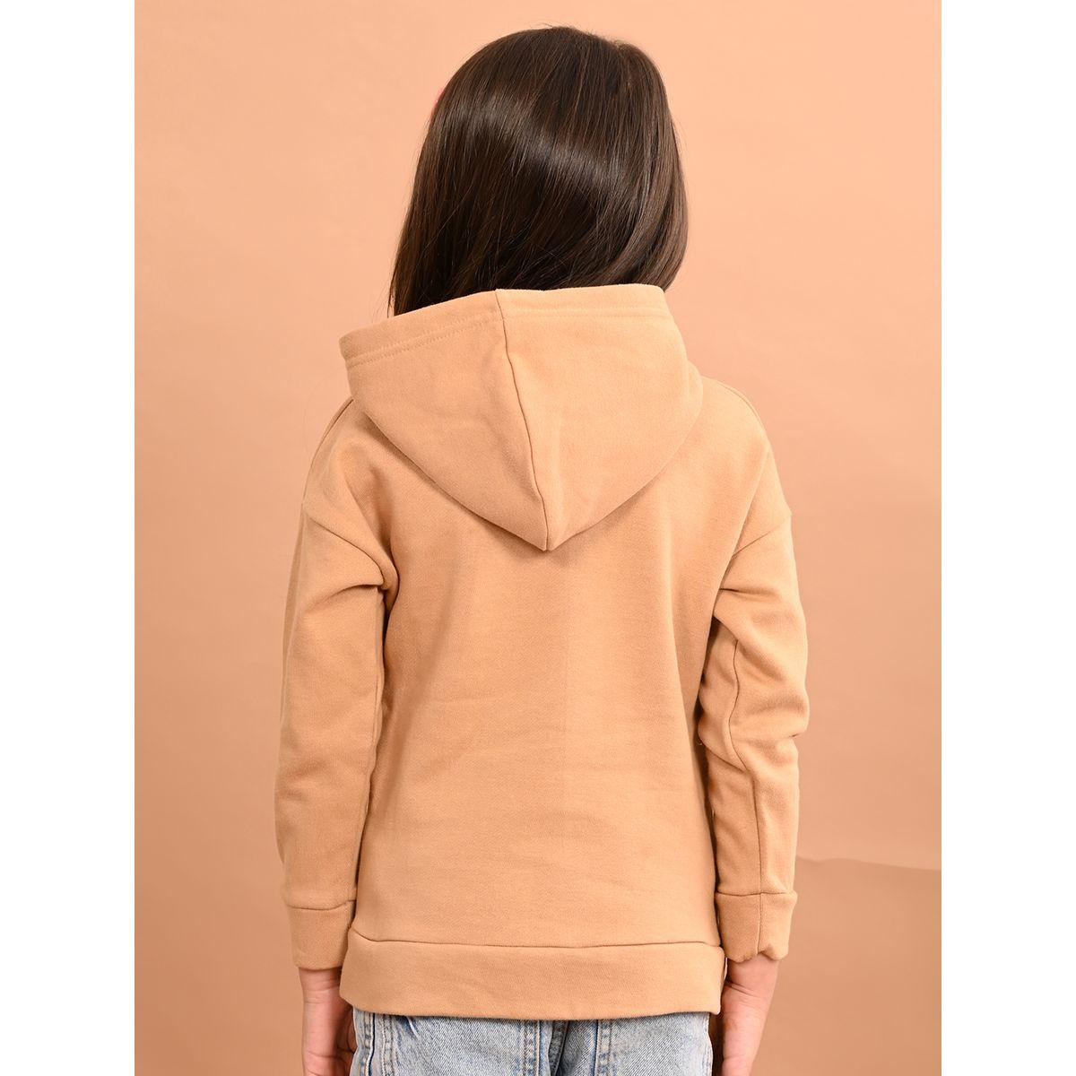 هودي بتفاصيل غير متماثلة الطول مع أزرار ليل بيكس × ستايلي-girls-clothing-winterwear-sweatshirts-image-3