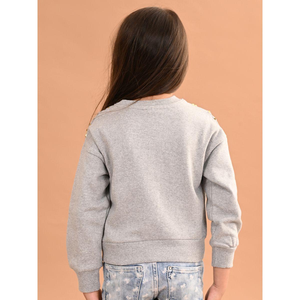 LilPicks X Styli  Sequined Drop Shoulder Sweatshirt-baby-girls-clothing-sweatshirts-image-3