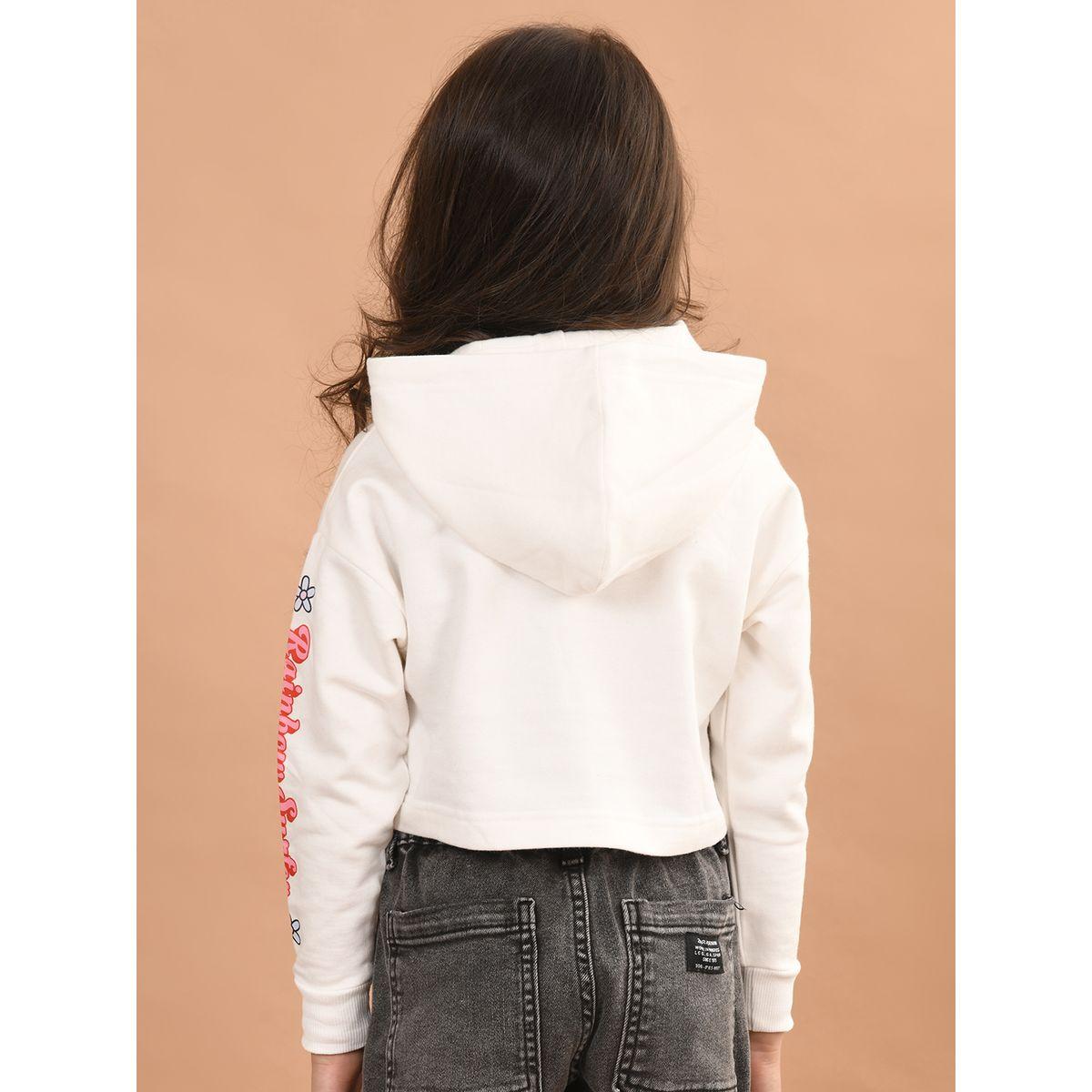 هودي مطبع بطبعة جرافيك مع أكمام طويلة ليل بيكس × ستايلي-girls-clothing-winterwear-sweatshirts-image-5