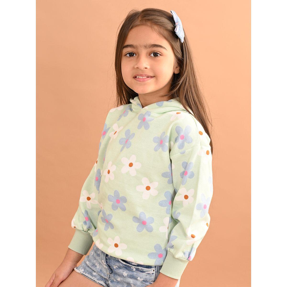 LilPicks X Styli  Floral Print Regular Fit Hoodie-baby-girls-clothing-sweatshirts-image-4