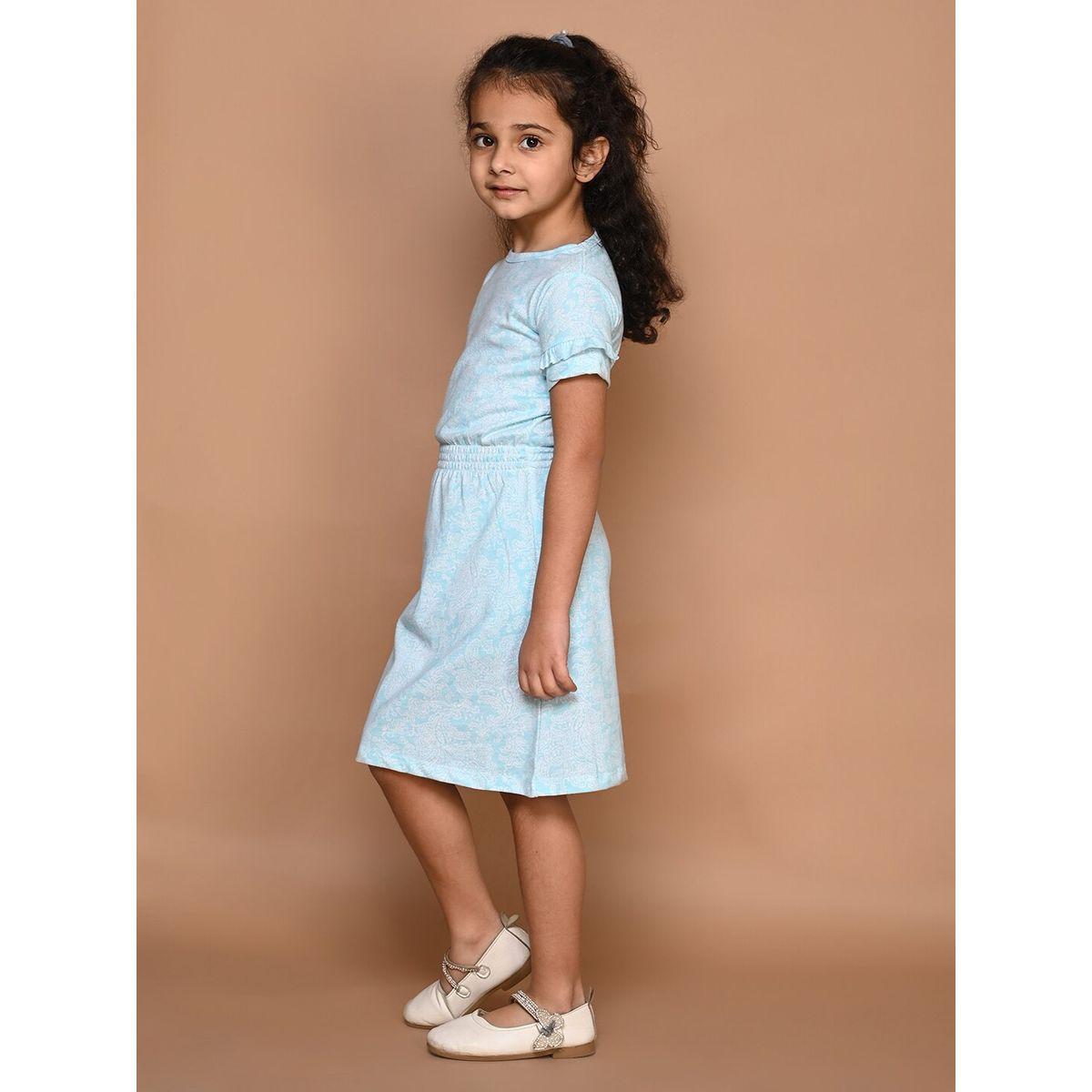 LilPicks X Styli  All Over Print T-Shirt Dress-girls-clothing-dressesandjumpsuits-image-5