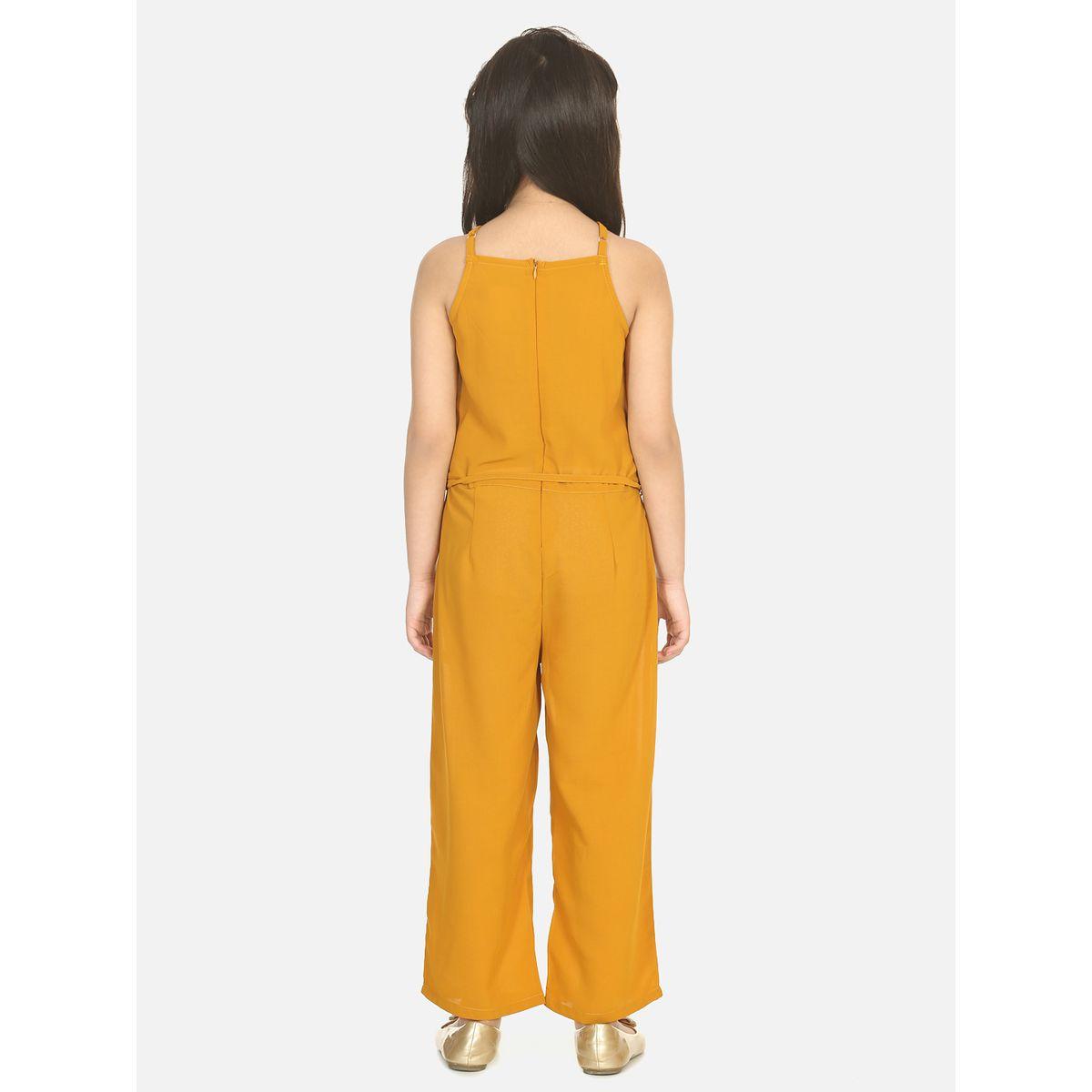 جمبسوت كاجوال بياقة هولتر مع حلقة وأربطة ليل بيكس × ستايلي-girls-clothing-rompers-image-4