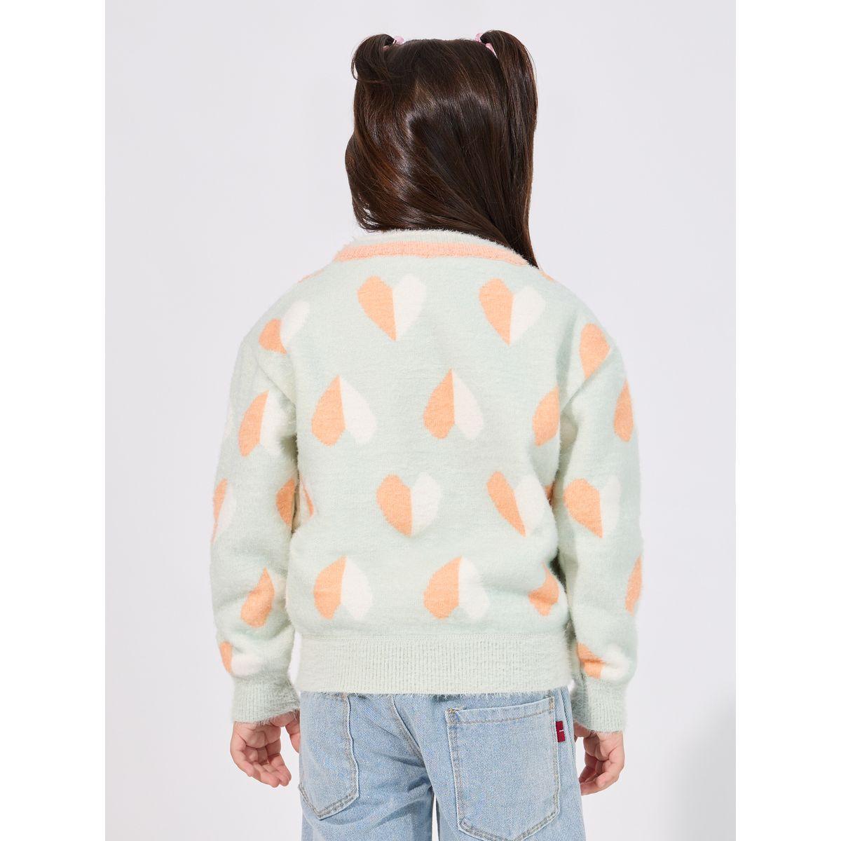 Styli Heart Pattern Thermal Lined Sweater-girls-clothing-jumpersandcardigans-image-4