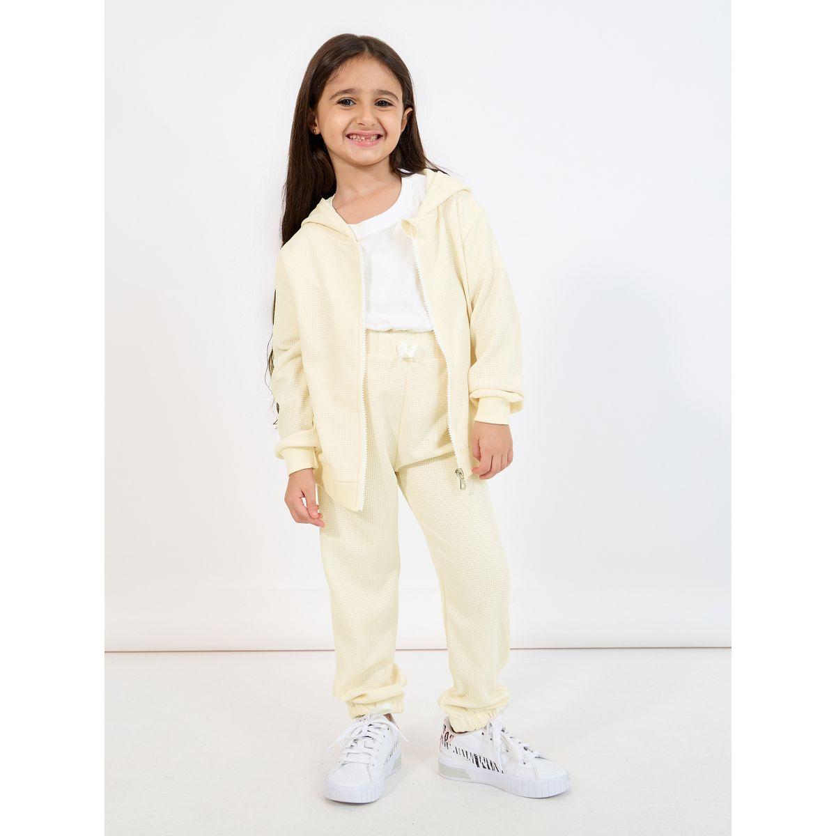 مجموعة من جوغر مع هودي بسحَّاب غلق-girls-clothing-setsandcoords-image-1